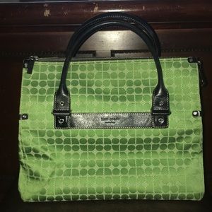Kate Spade large lime green tote